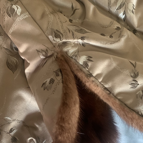 Vintage Genuine Fur Brown Stole - Picture 8 of 10
